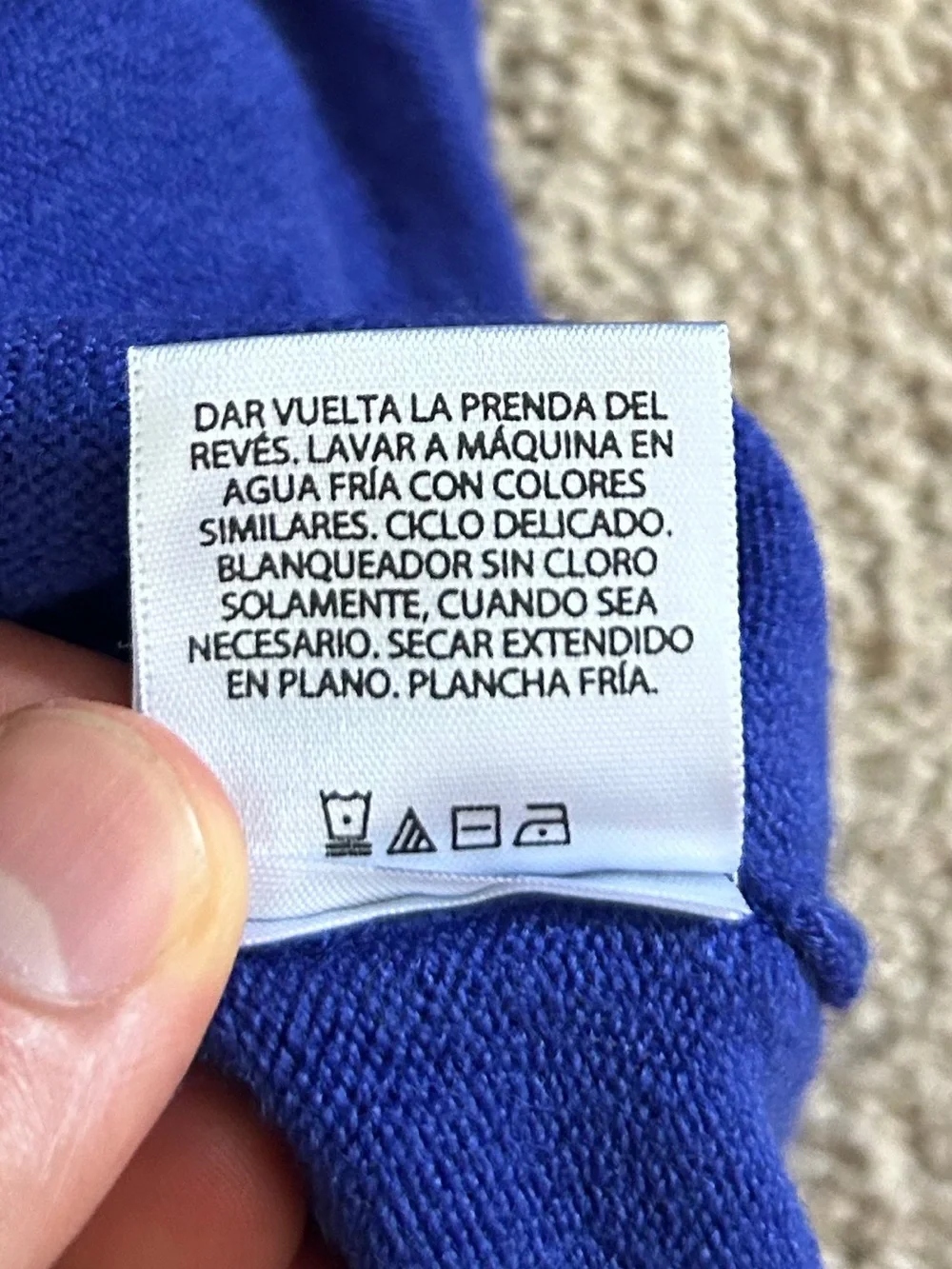 White Stag Cobalt Blue V-Neck Long Sleeve Sweater XXL 20